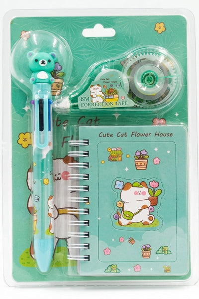 Cute Cat Stationery Set
