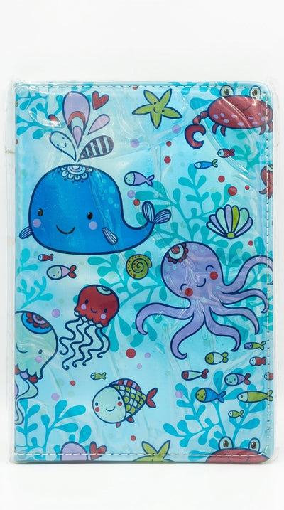 Whale and Octopus Themed Notebook