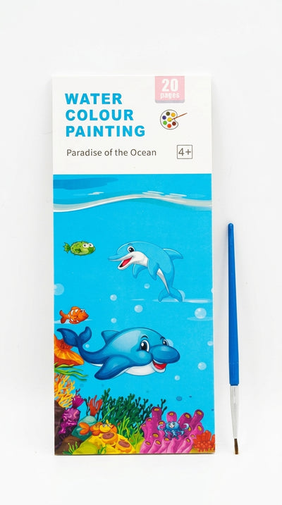 Water Color Painting Book - Paradise of the Ocean