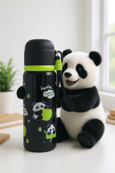 Panda Stainless Steel Water Bottle