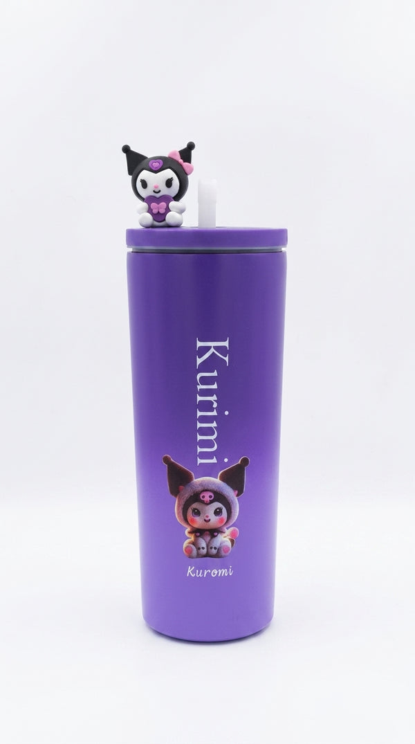 Kuromi Purple Water Bottle (Stainless Steel)