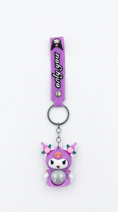 Kuromi Laser Keychain