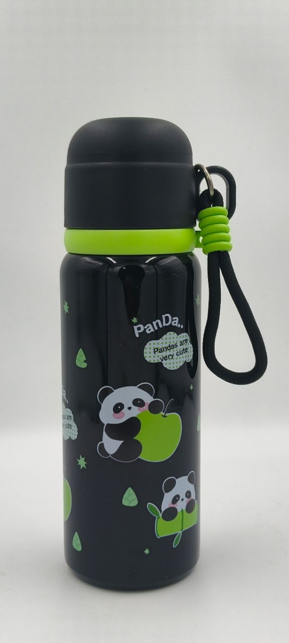 Panda Stainless Steel Water Bottle