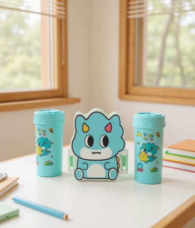Dinosaur Snack Container Set with Water Bottle