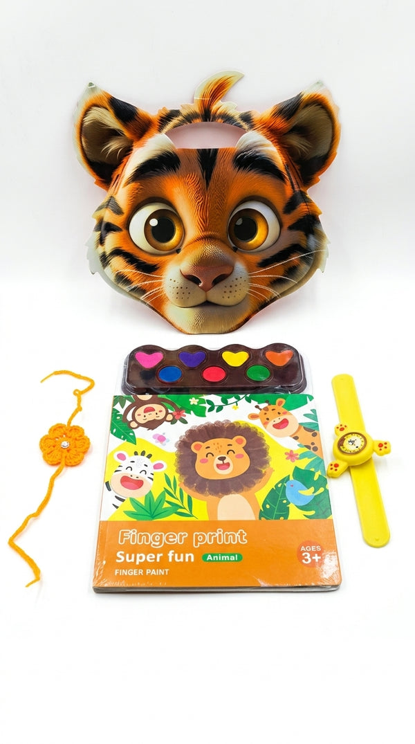 Tiger Finger Paint Activity Set
