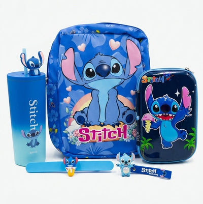 Stitch-Themed School Supplies Set