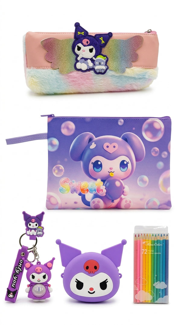 Cute Cartoon Stationery Set