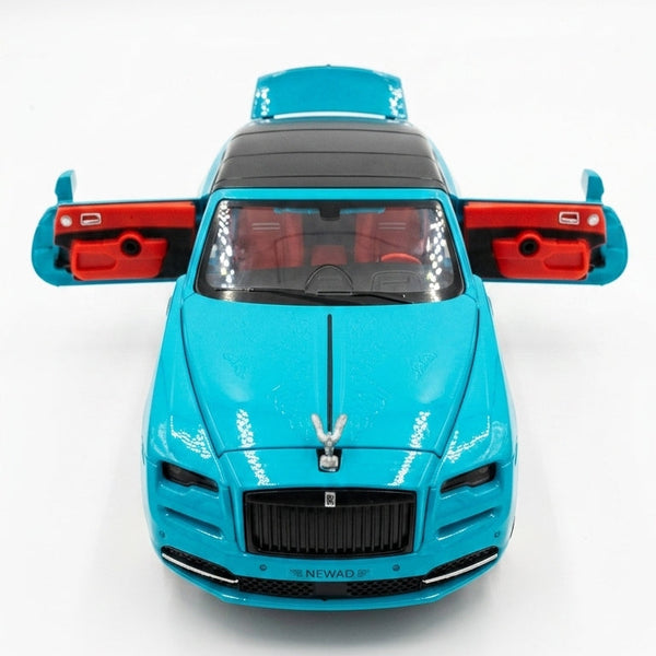 Blue Luxury Car Model