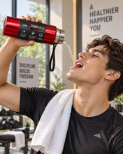 Bottle: Premium Stainless Steel Vacuum Bottle – Red