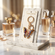 Keychain: Royal Butterfly Crystal Keychain