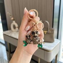 Keychain: Golden Owl Duo Premium Keychain