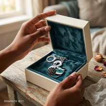 Keychain: Elegant Swan Crystal Keychain