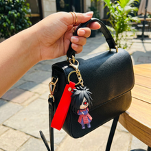 Keychain: Shadow Warrior 3D Anime Keychain with Red Wrist Strap