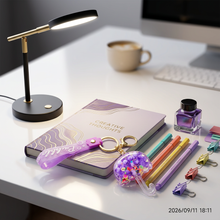 Keychain: Bubble Pop Umbrella Shaker Keychain with Wrist Strap