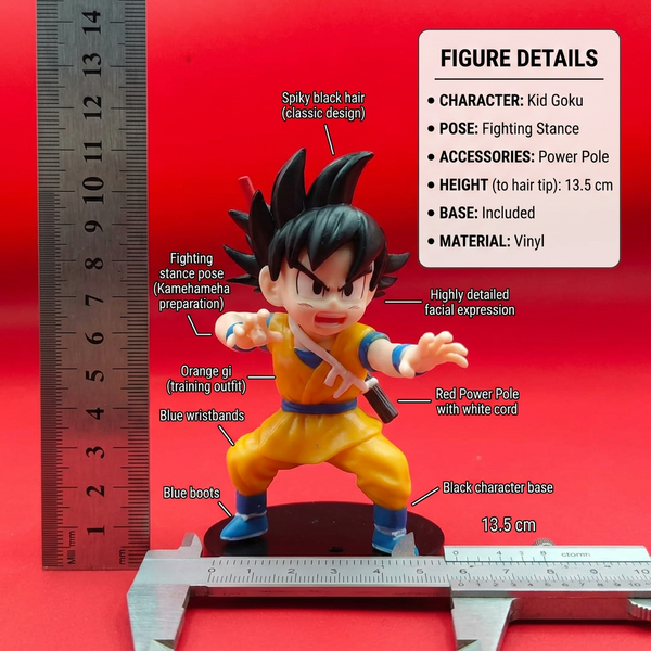 Anime: Little Saiyan Fighter Chibi Anime Action Figure
