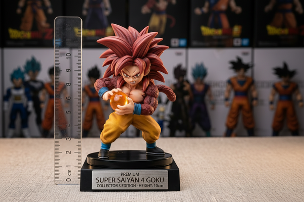 Anime: Crimson Power Warrior Mini Action Figure, Size 10cm