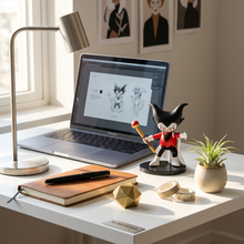 Anime: Royal Mischief Villain – Staff & Cape Collectible Figure, Size 10cm
