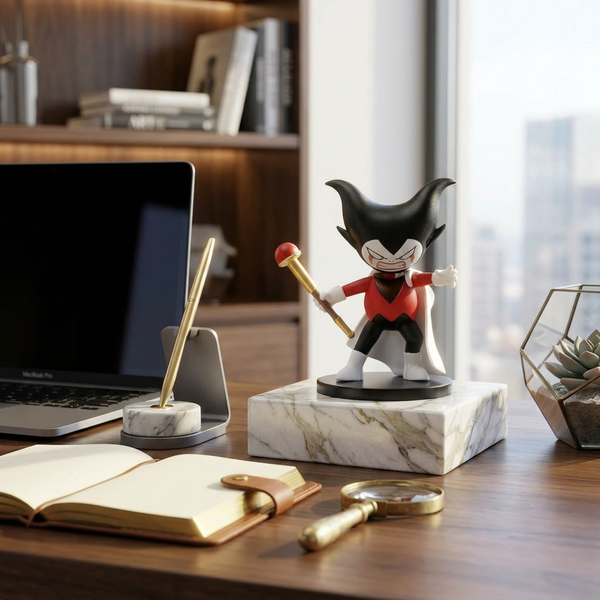 Anime: Royal Mischief Villain – Staff & Cape Collectible Figure, Size 10cm