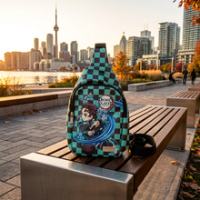 Chest Bag: Water Warrior Anime Chest Bag (High Quality Faux Leather)