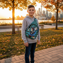 Chest Bag: Water Warrior Anime Chest Bag (High Quality Faux Leather)
