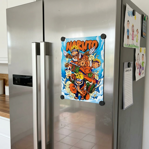 Magnet: Ninja Hero Anime Fridge Magnet (Size - 8*6 cm)