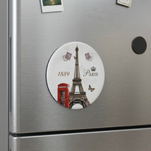 Magnet: Vintage Europe Travel Fridge Magnet (Size - 7*7 cm)