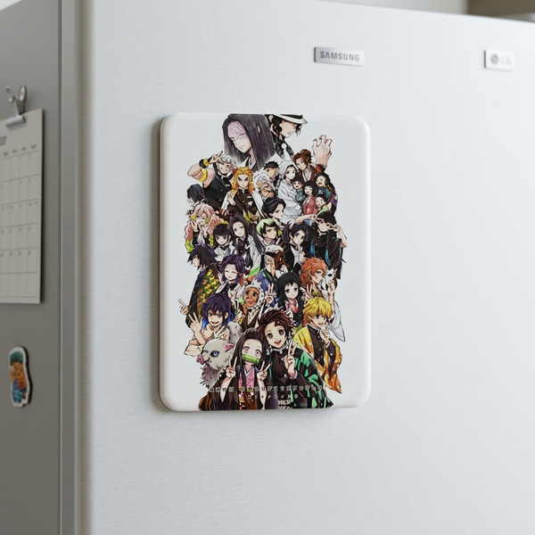 Magnet: Anime Warrior Squad Fridge Magnet (Size - 8*6 cm)