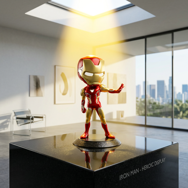 Anime: Red & Gold Tech Armor Hero Mini Figurine (Size - 10*4cm)
