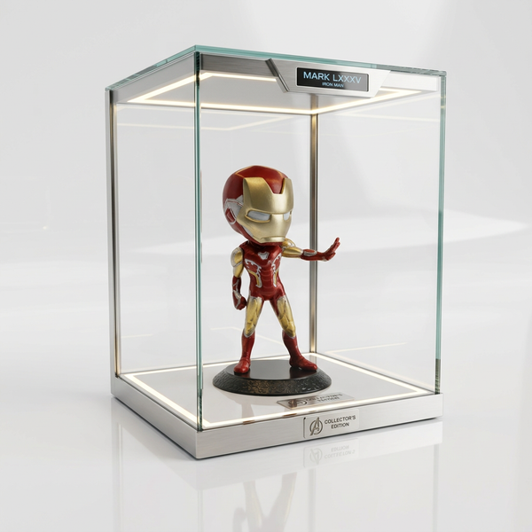 Anime: Red & Gold Tech Armor Hero Mini Figurine (Size - 10*4cm)