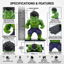 Anime:HULX Green Power Titan Collectible Figurine (Size - 9*3 cm)