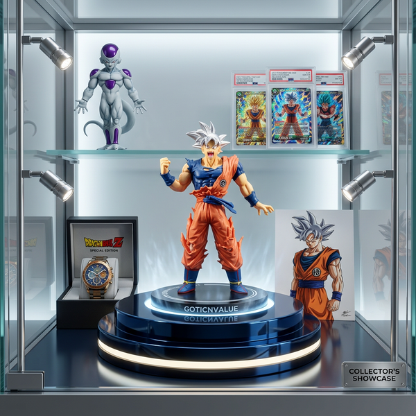 Anime:Goku S0N Ultra Instinct Ultimate Power Silver-Hair Warrior ⚡(Size - 14*10 cm)