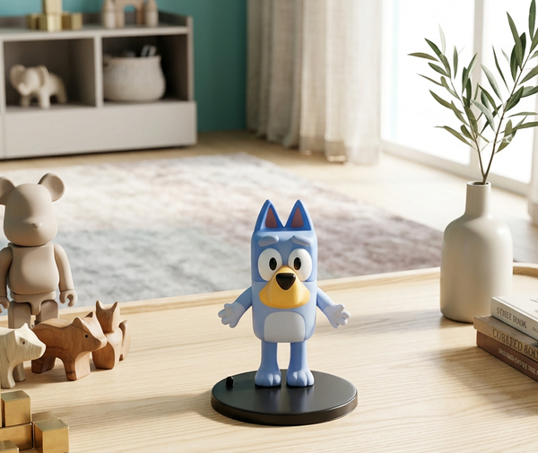 Anime: 🐾 PAWS Bluey Figurine (Size - 7*6 cm)