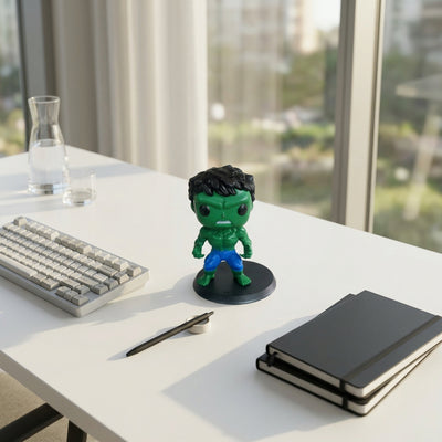 Anime: Rage Power Mode 💥 Green Super-Strength Hero Collectible