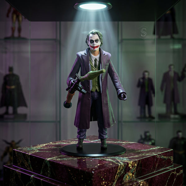 Anime: 🤡J0KËR🎭 Dark Clown Villain with Missile Launcher Collectible Figure