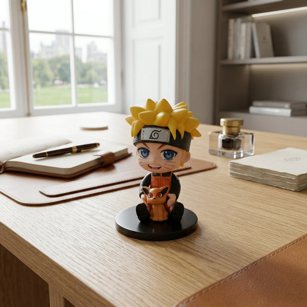 Anime: Ninja & Fox Duo 🦊⚡ Anime-Style Collectible Figure
