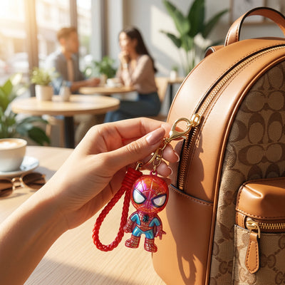 Keychain: Web Hero 3D Character Keychain