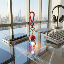 Keychain: Web Hero LED Light-Up 3D Character Keychain