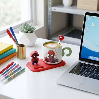 Anime: Web Hero Reading Mug Gift Set with Character Stirrer
