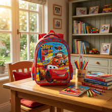 Backpack: Kids Racing Car 3D School Backpack