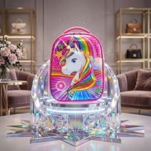 Backpack: Kids Rainbow Unicorn 3D – Pink Fantasy School Bag