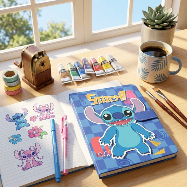 Diary: $titCh Printed Kids with Snap Magnetic Closure – Blue