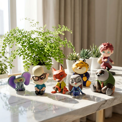 Anime: Z00-TOPIA Cute Cartoon Figures  – Full Set of 6