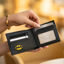 Wallet: B@TMAN 🦇 Logo Black (Faux Leather)