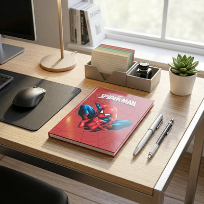 Notebook: $PIDER-M@N-Themed  – Red Web Design