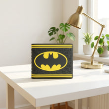 Wallet: B@TMAN 🦇 Logo Black (Faux Leather)