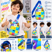 Chest Bag: Emoji Mood Kids Chest Bag (High Quality Faux Leather)