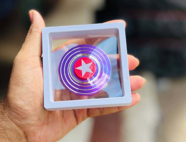 Spinner: C@PTAIN AMERICA Shield Metal Fidget