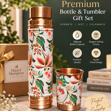 Bottle: Premium Floral Bottle & Tumbler Gift Set – 750 ml Bottle with Matching Cup