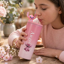 Bottle: Stitçh Stainless Steel Tumbler with Straw + 3D Character Topper
