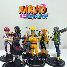 Anime: N@RUTO Party Action Figures Collectible Statues - Pack of 6